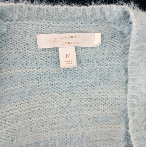 Fluffy blue cardigan - Picture 2 of 4